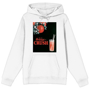 Orange Crush Orange Blossom Men's White Sweatshirt - 1 of 2