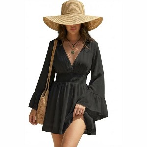 green emerald velvet dress 12 Amazon Dresses For Chic Last-Minute Vacation Outfits main image 1