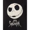 The Nightmare Before Christmas Women's Jack Skellington Jogger Pajama Set Black - 2 of 4