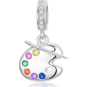 Sterling Silver Charm Set: Moon, Sunflower, Butterfly & Cat Dangle Pendants for Jewelry - 1 of 4