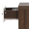 Sapphtopaz Modern Nightstand with Drawer and Open Shelf Wood Side Table with Handle and Legs Night Stand for Bedroom, Living Room - 4 of 4