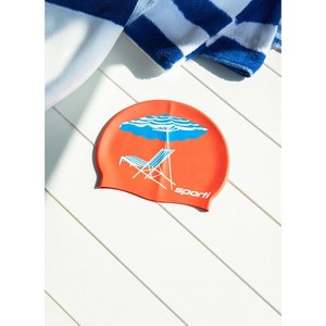 Sporti x Emma Weyant Beach Club Silicone Swim Cap - 1 of 4