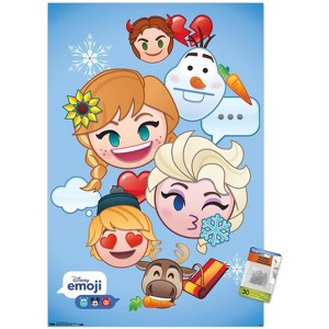 Trends International Disney Emoji - Frozen Unframed Wall Poster Prints - 1 of 4