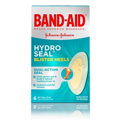 Band-Aid Brand Hydro Seal Adhesive Bandages for Heel Blisters - 6ct