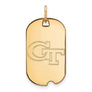 Black Bow Jewelry 14k Yellow Gold Georgia Tech Yellow Jackets NCAA Pendant - 1 of 3