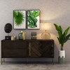 Hudson and Canal 21.5" Tall Rattan Table Lamp with Fabric Shade: Coastal-Inspired, UL Listed - 4 of 4