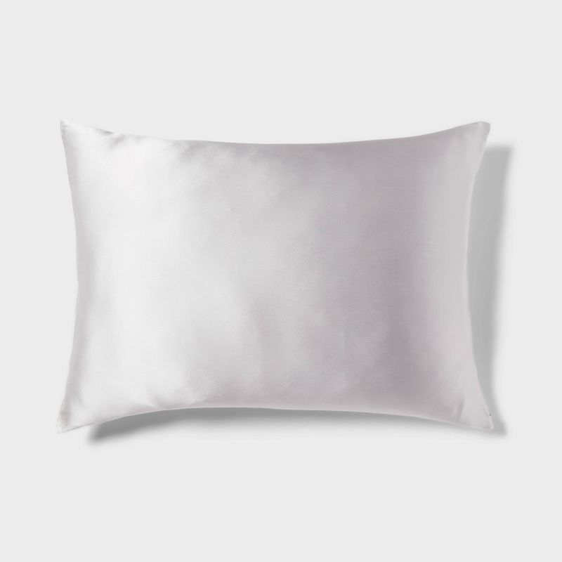 Standard 100% Silk Pillowcase with Hidden Zipper - Threshold™, 1 of 5