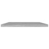 vidaXL Bookshelf Boards 4 pcs Concrete Gray 23.6 in.x7.9 in.x0.6 in. Engineered Wood - 3 of 4