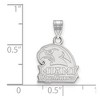 Black Bow Jewelry 14k White Gold Miami Redhawks NCAA Small Pendant - 2 of 3
