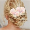 Unique Bargains Women's Phalaenopsis Faux Pearl Duckbill Clip 2 Pcs - 2 of 4