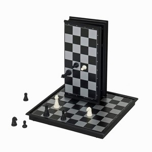 WE Games Travel Magnetic Folding Chess Set - 1 of 4