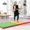 Infans 10' x 4' x 2" 4-Panel Folding Exercise Mat w/Carrying Handles for Gym Yoga - 4 of 4