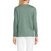 Lands' End Women's Relaxed Supima Cotton Long Sleeve V-Neck T-Shirt - 2 of 3