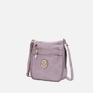 MKF Collection Salome Shoulder Crossbody Women’s Handbag Expandable Multi-Compartment Vegan Leather by Mia K - 1 of 4