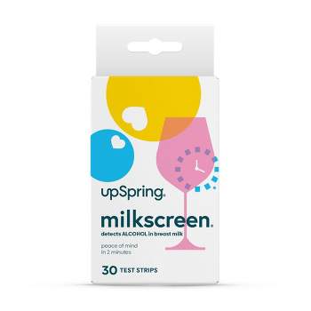 UpSpring MilkScreen Breast Milk Test Strips for Alcohol - Detects Alcohol in Breast Milk