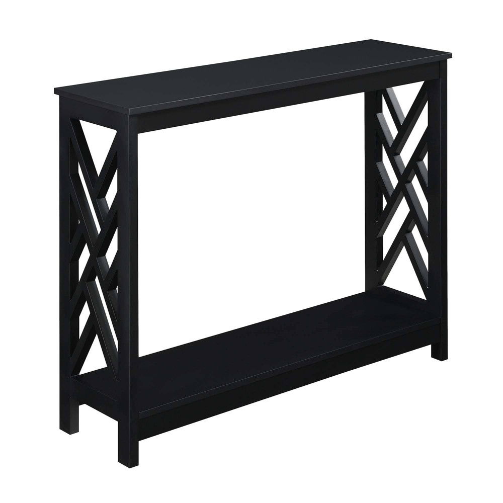 Photos - Coffee Table Titan Console Table with Shelf Black - Breighton Home