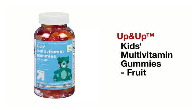 Kids' Multivitamin Gummies - Fruit - up & up™, 2 of 6, play video
