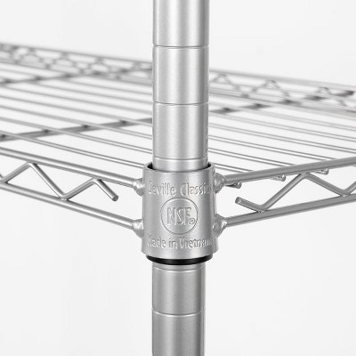 Seville Classics UltraDurable  5-Tier 36" x 14" Steel Wire Shelving Unit
