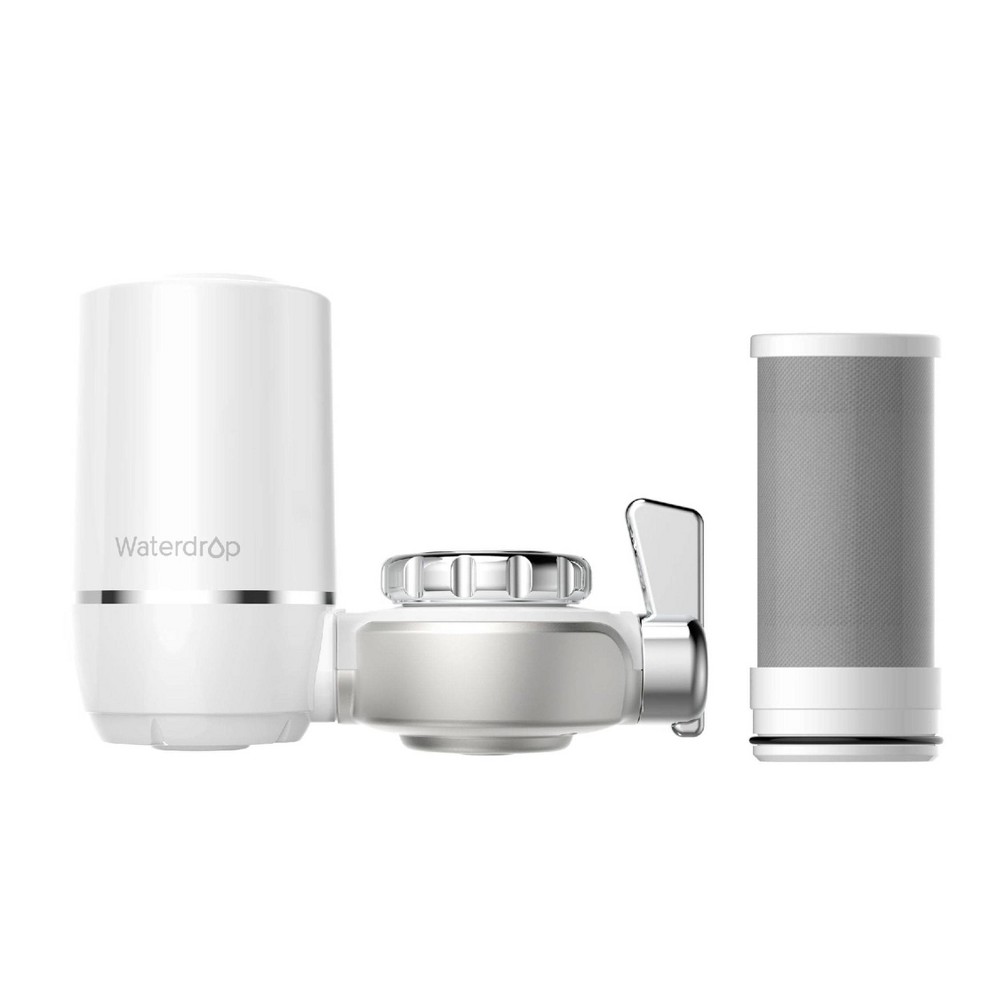 Waterdrop 320gal Faucet Mount Water Filter for Sink Includes Extra FF-01A Filter