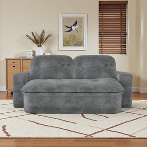 VASIP 2-in-1 Convertible Modular Sofa Bed - Memory Foam Mattress, Space Saving for Living Room, Bedroom, Apartment,No Assembly Required - 1 of 4