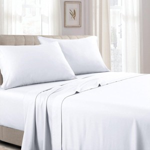 Egyptian Linens Unattached Waterbed Sheets 100% Cotton Sateen - Made in USA - 1 of 4