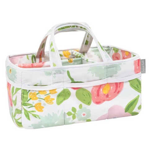 Dritz All-Purpose Project Organizer Bag, Beige Floral