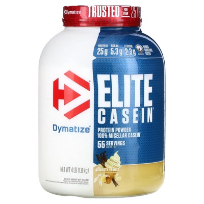 Dymatize Elite Casein, Smooth Vanilla, 4 lb (1.8 kg)