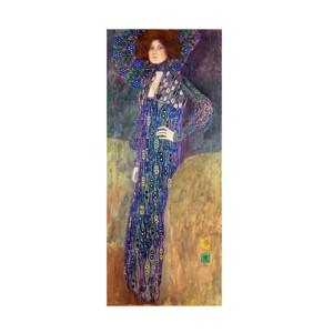 Trademark Fine Art-Gustav Klimt 'Emilie Floege' Canvas Art - 1 of 4