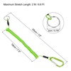Unique Bargains Fishing Retractable Flexible Tools Lanyard Safety Cord Spiral Lanyard 2 Pcs - 2 of 4
