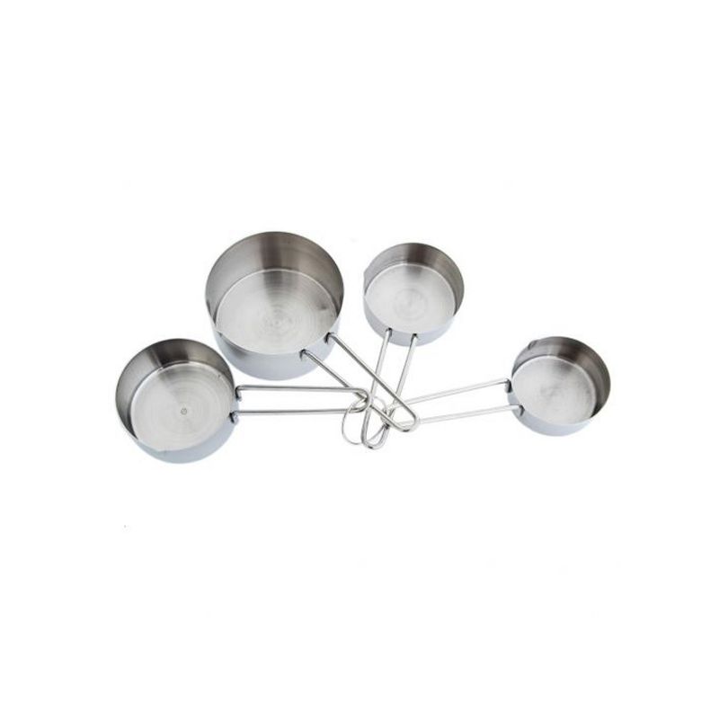 Winco Measuring Cup Set, 4pcs Set, Wire Handle, Stainless Steel, 3 of 5