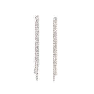 Norah Crystal Double Drop Earrings by Tomorrow Studio - 1 of 2