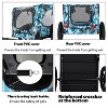Racxily Outdoor Heavy Duty Collapsible Pet Bike Trailer with Wheels & Universal Hitch Foldable Dog/Cargo Carrier Cart for Bicycles - 3 of 4