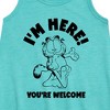 - Garfield - I'm Here Youre Welcome Graphic Sleeveless Aline Dress - 2 of 3