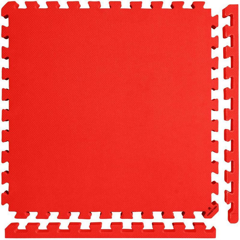 Meister X-Thick 1.5&#34; Interlocking 10 Tiles Gym Floor Mat - Red, 3 of 6