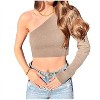Women's One Sided Crop Top - CRESCENT - 2 of 3