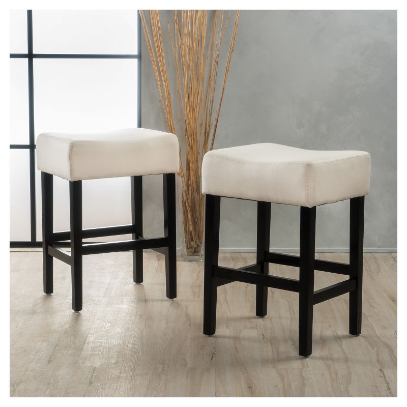 2ct Lopez Counter Height Barstool Set - Christopher Knight Home, 3 of 6
