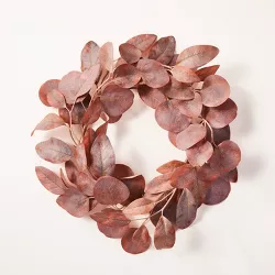Faux Rusted Eucalyptus Wreath - Hearth & Hand™ with Magnolia