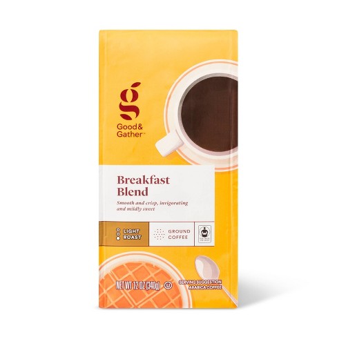Breakfast Blend Light Roast Ground Coffee - 12oz - Good & Gather™ - image 1 of 4