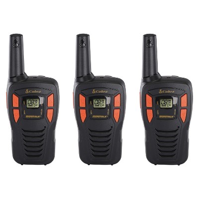 Cobra MicroTALK 16-Mile, 22-Channel FRS/GMRS 2-Way Radios (3-Pack) Black  ACXT145-3 - Best Buy