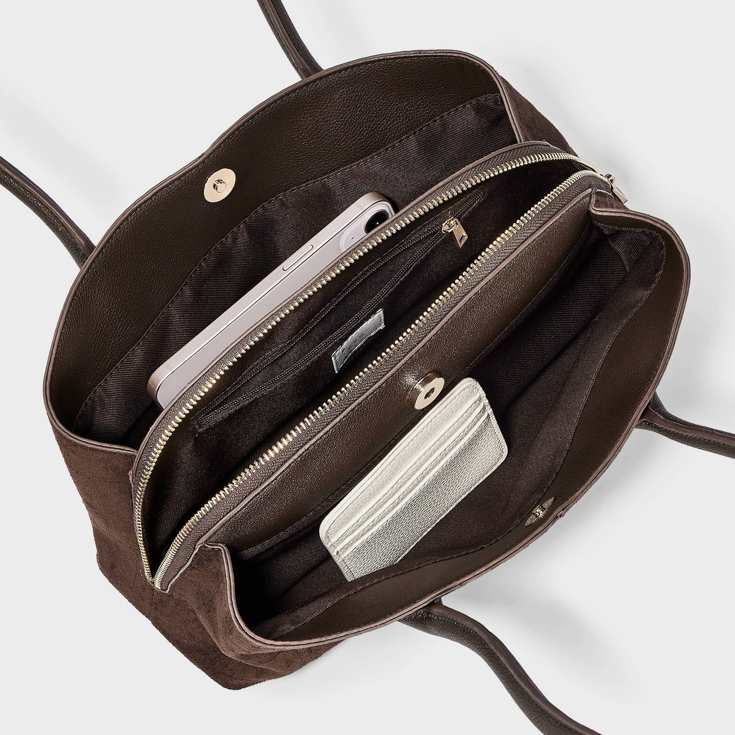 Сумка A New Day Elongated Dome Satchel, цвет: Коричневый — фото 4