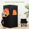 Real Relax Sauna Box Portable Steam Sauna for Home,3L 1500W Steamer,Large Folding Chair,Remote Control,Personal Steam Room for Spa,Gym - 3 of 4