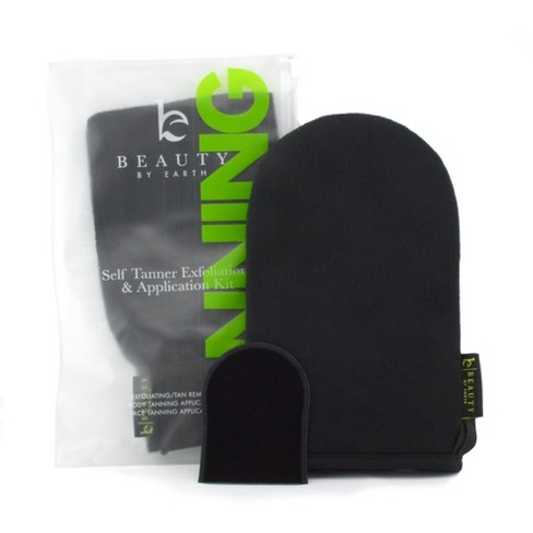 Beauty by Earth Self Tanning Application Kit with Face Applicator, Body Mitt and Exfoliating Shower Glove - image 1 of 4