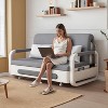 Gaoyangjiaju 3-in-1 Multifunctional Sofa Bed with Wooden Storage Cabinet - 3 of 4
