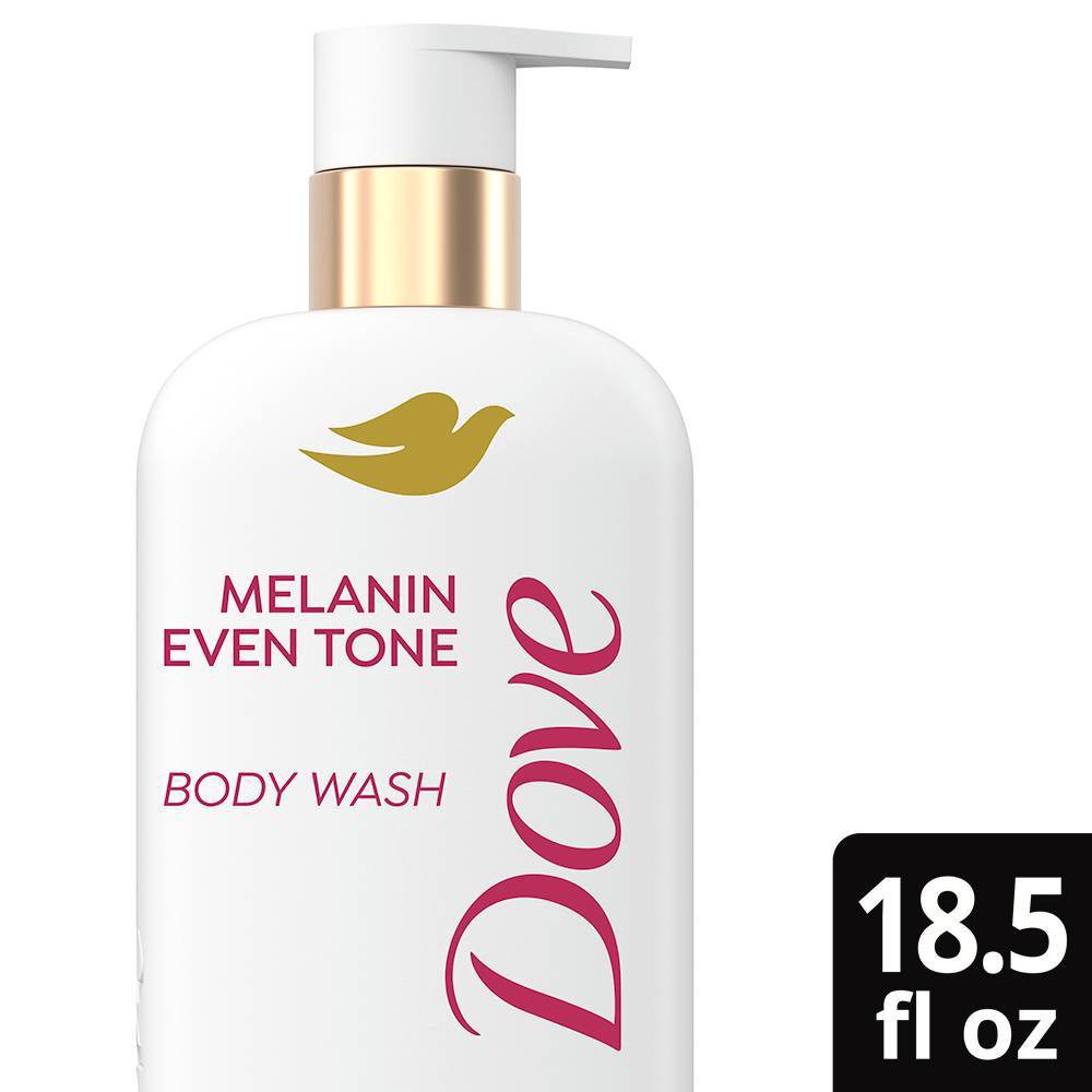 Photos - Shower Gel Dove Serum Body Wash - Melanin Even Tone - 18.5 fl oz