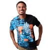 Dragon Ball Z Goku Kanji Adult Blue-Green Short Sleeve Tee - 2 of 4