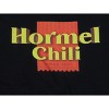 Hormel Chili Logo Long Sleeve Men's Black Hooded Sweatshirt - 2 of 3