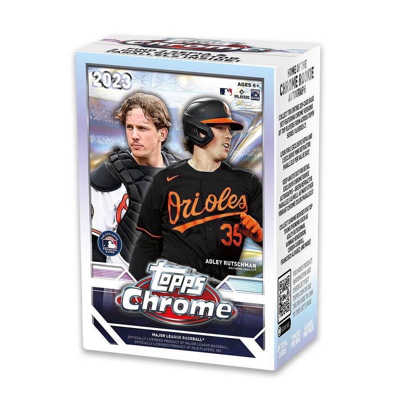 2023 Topps MLB Chrome Baseball Trading Card Blaster Box, 1 of 4