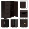 Yaheetech Wooden Bathroom Floor Cabinet with 4 Drawers - 4 of 4