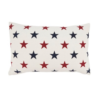 Saro Lifestyle Americana Stars Down Filled Down Filled Throw Pillow ...