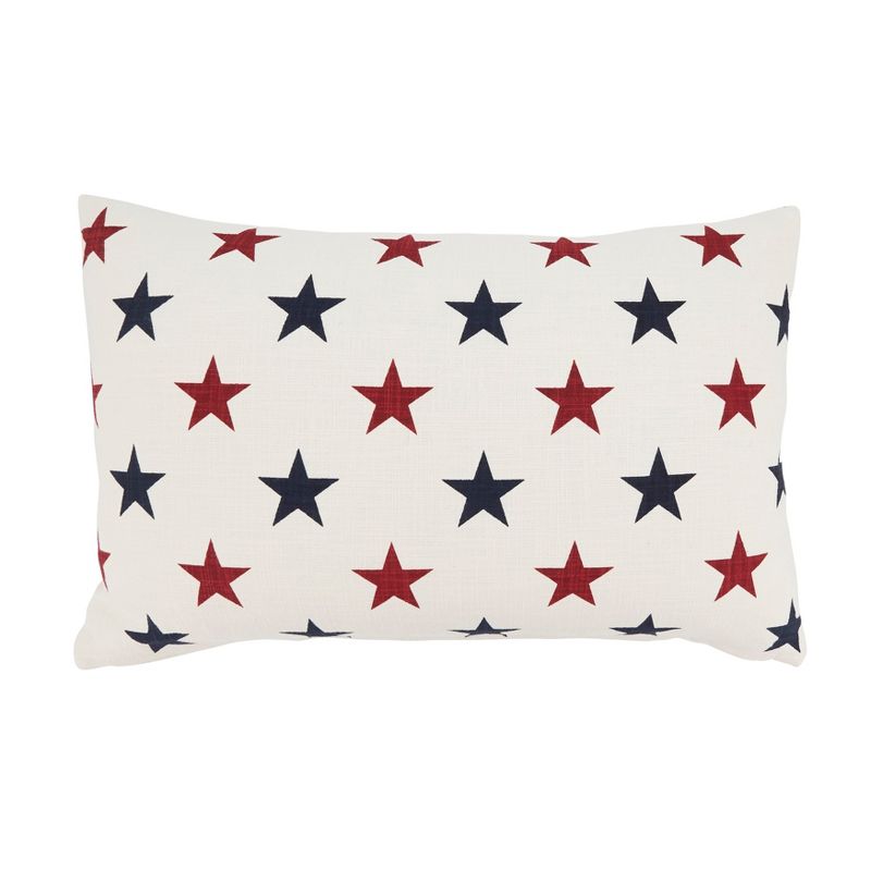 Saro Lifestyle Americana Stars Poly Filled Throw Pillow, 1 of 4